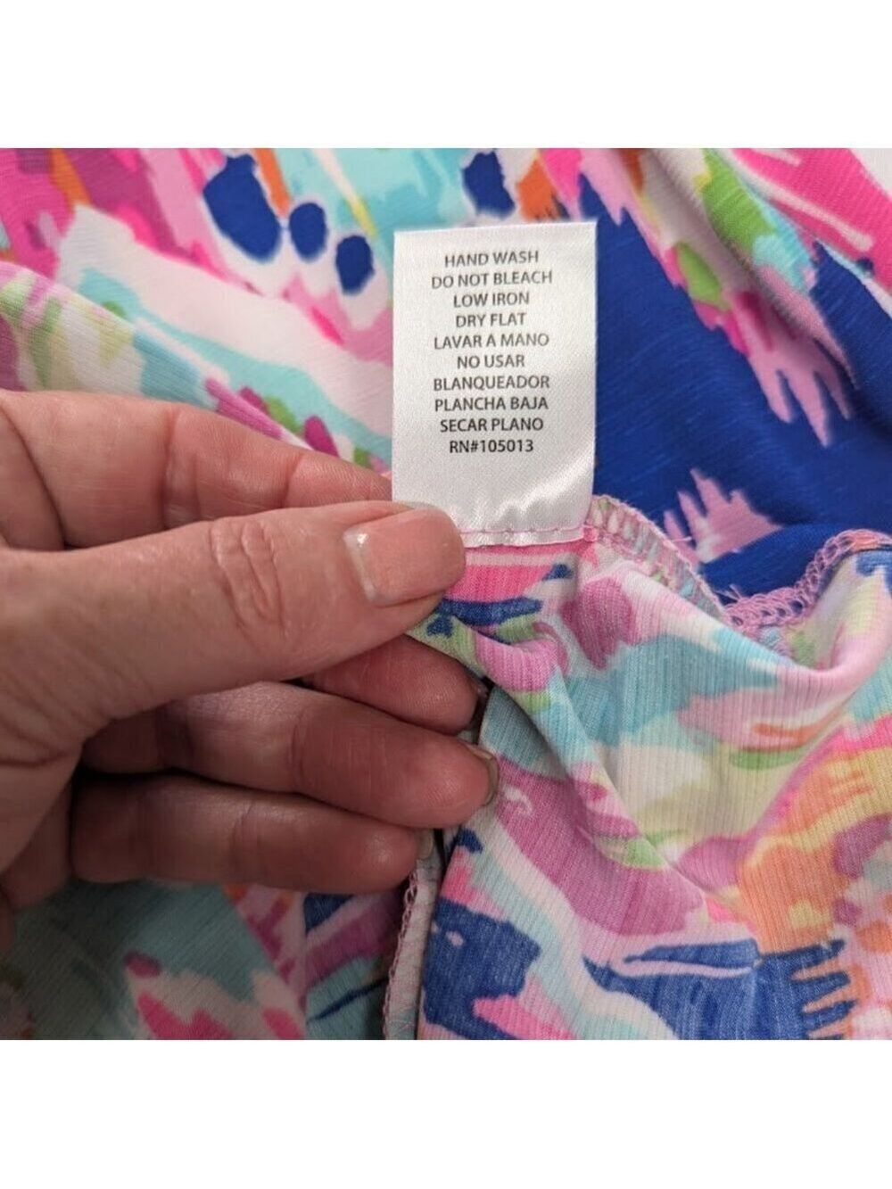 Good Scarlett “Lizzy” Chevron Waves Tank Dress — Vacation Beachwear *Size Small - Picture 8 of 9